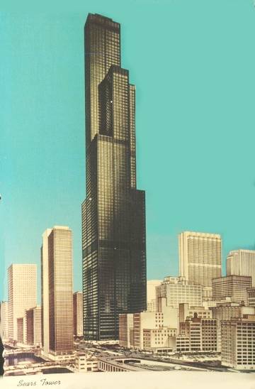 SEARS TOWER - ARCHITECT DRAWING - 1970s