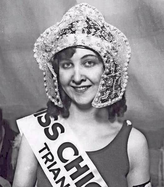 A PHOTO - CHICAGO - MISS CHICAGO MAE GREENE - JUDGING BY HER SASH THE CONTEST WAS HELD AT THE TRIANON BALLROOM - 1926